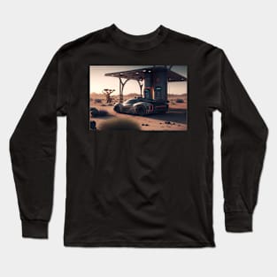 Future Gas Station 006 Long Sleeve T-Shirt